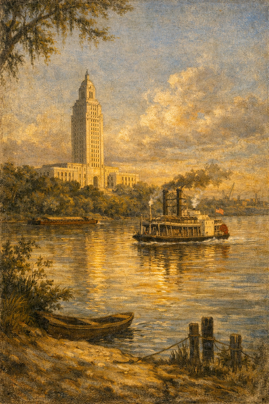 ルイジアナの歴史を思わせる都市景観