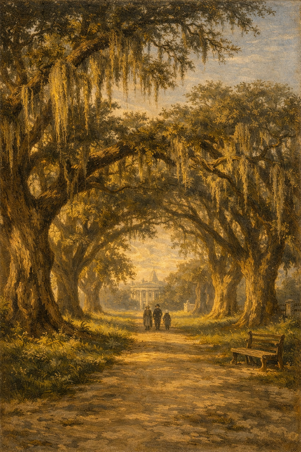 オーク並木と歴史的景観