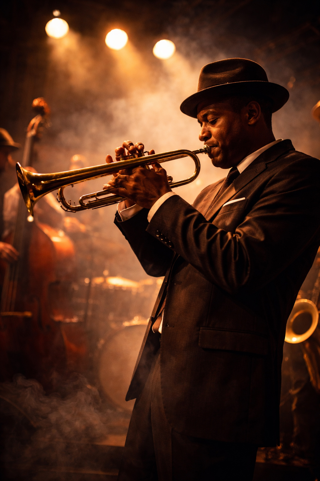 スモーキーなジャズステージ