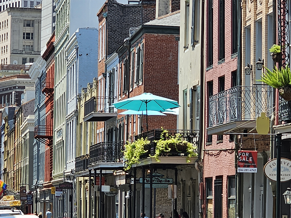フレンチ・クオーターの街並み
