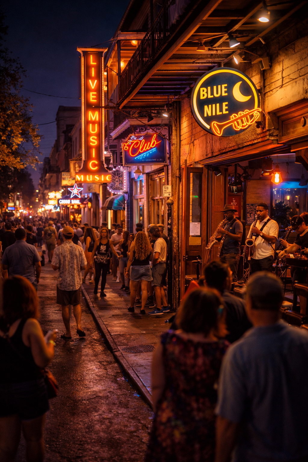 夜のフレンチメン・ストリート